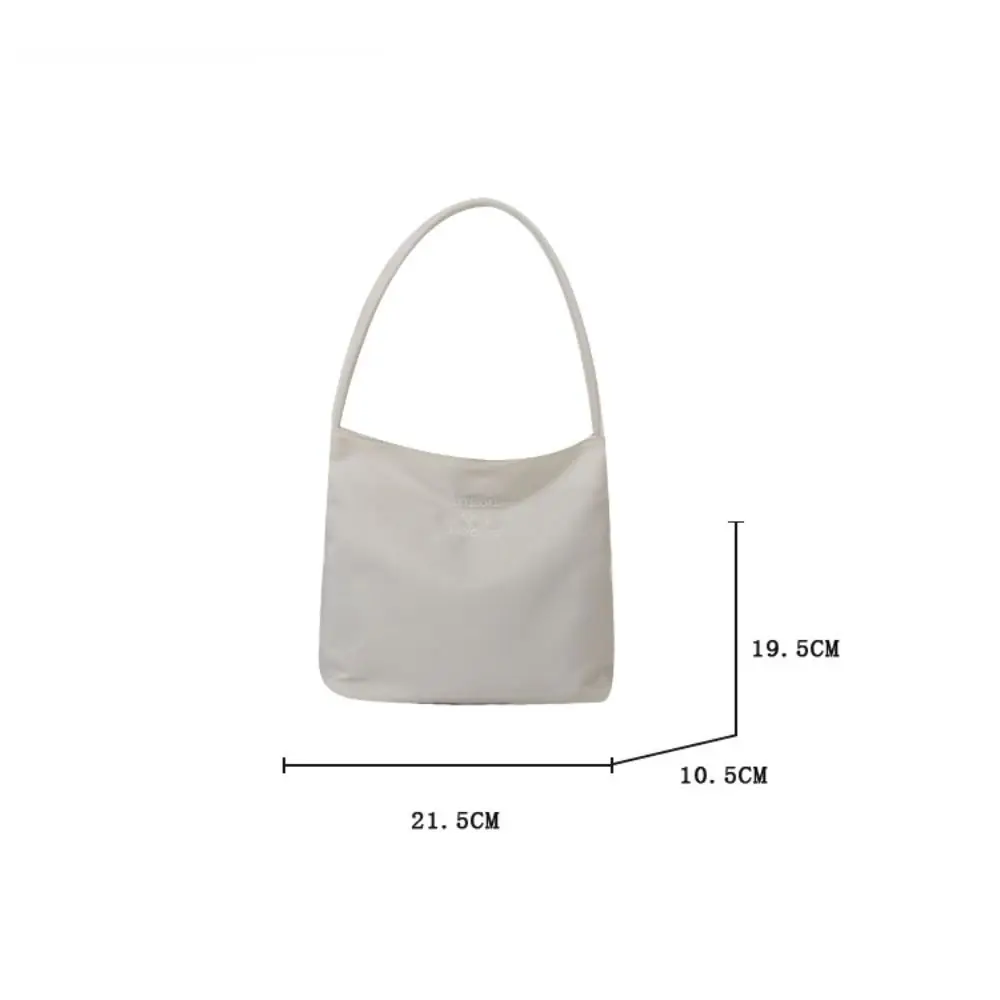 Fashion Shoulder Bag Embroidered Letters Underarm Bag Casual Handbags Tote Bags Women\'s High Capacity Handbag