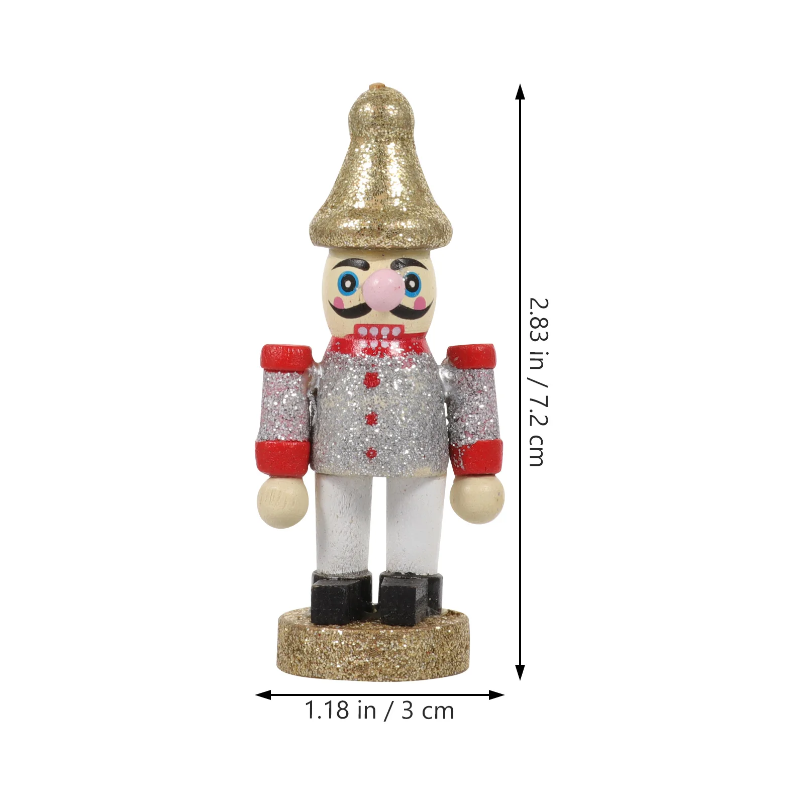 

6 Pcs Nutcracker Puppets Adorable Design Decoration Decorations Wooden Ornaments Office Christmas Hanging