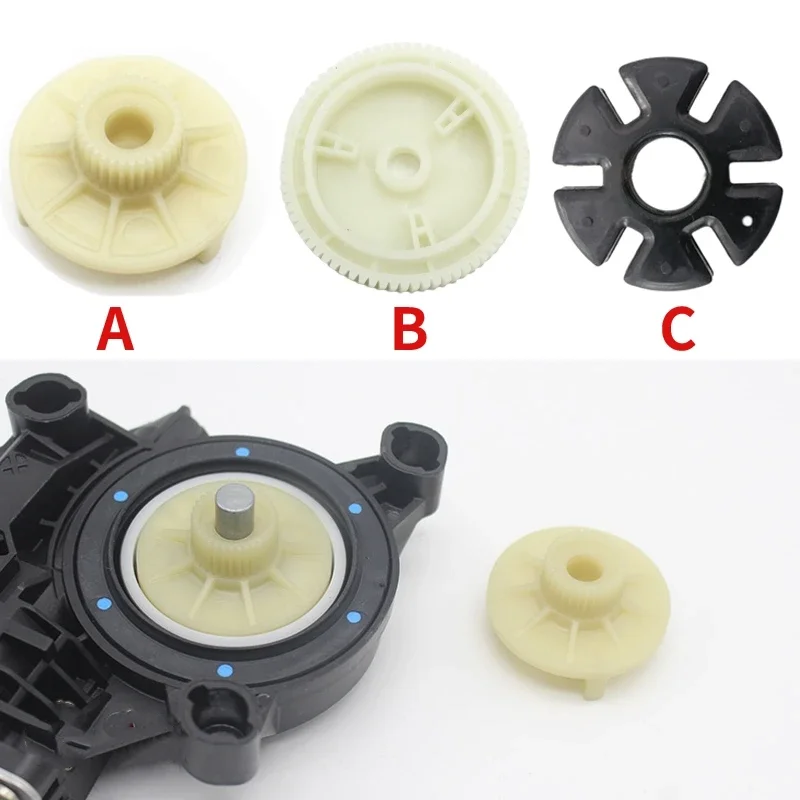 Car Repair Kits Window Lifter Gears Side Door Glass Motor Gear For Volkswagen VW Polo Touareg New Passat Magotan Skoda Fabia