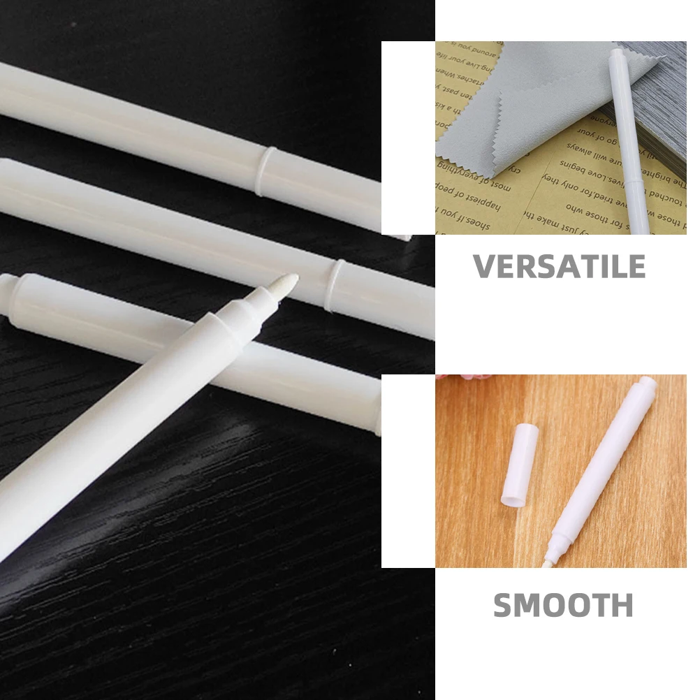 20 قطعة علامات المسح الجاف أقلام الطباشير السائلة البيضاء المائية لعلامات اللوح الزجاجي قابلة لإعادة الاستخدام غير سامة سهلة التنظيف الفصول الدراسية المنزل