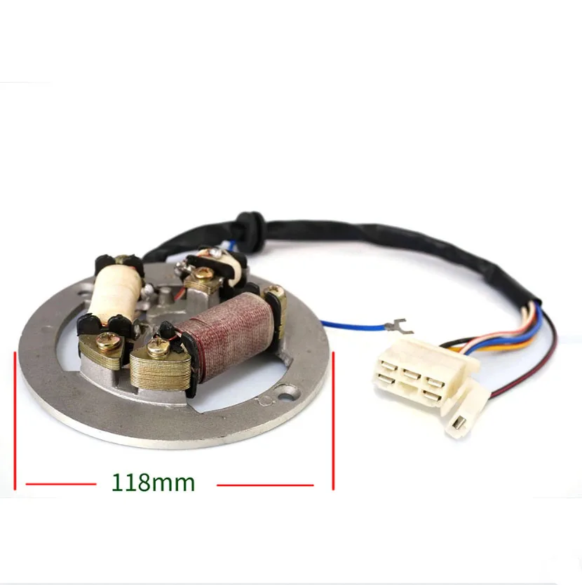 Ignition Magneto Stator Coil Assembly For Yamaha PW80 Y-Zinger 80 PY80 CY80 LX80 Motorcycle Engine Generator Parts