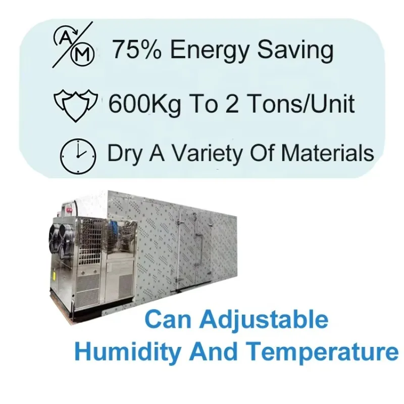 Industrial Heat Pump Dry Fruit Dehydrate Oven Industrial Food Chili Fish Pumpkin Sea Cucumber Drying Machine