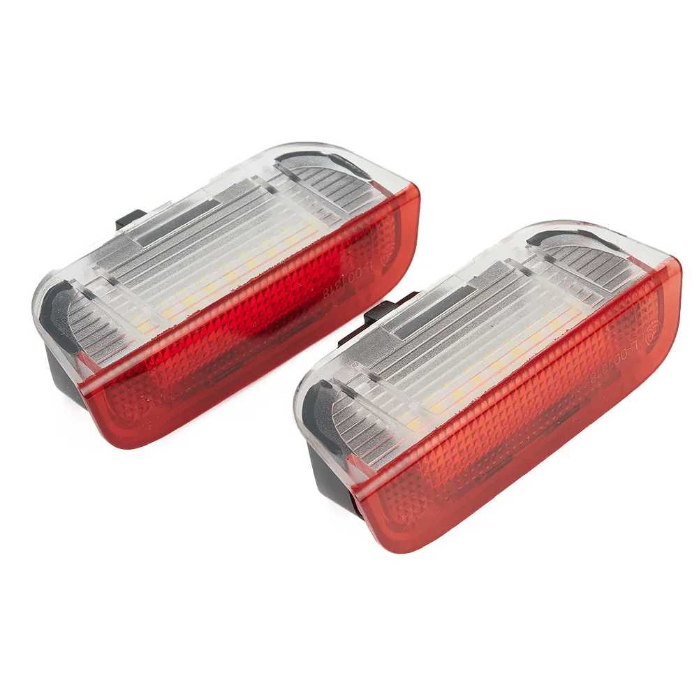 2 Stuks Rood + Wit Auto Led Deur Paneel Hoffelijkheid Waarschuwt Licht Voor Passat B6 B7 B8 Cc 1k0947411a 1k0947411b Led Deur Hoffelijkheid Lichten