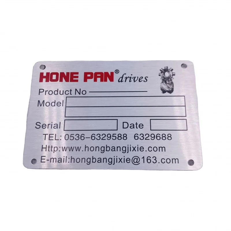 

custom 2023 Hot Sale Factory Price Customized Wholesale Aluminum Metal Business Card Printing Refined Label Nameplate