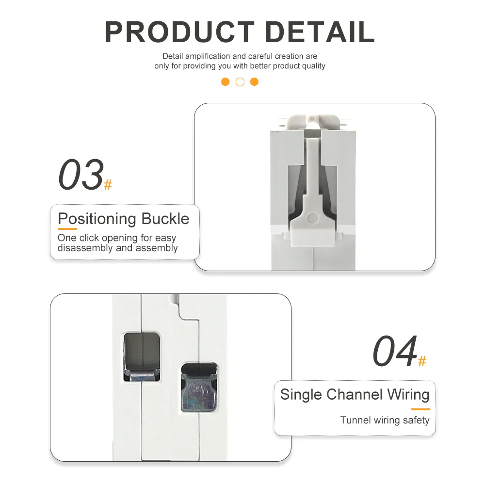 DIY GO 1P+N 1-63A TUYA WIFI Smart-Schalter kWh-Messung Leistungsschalter Timer mit Spannungs- und Stromschutz, Wiedereinschaltfunktion, Prepaid – Detail 4
