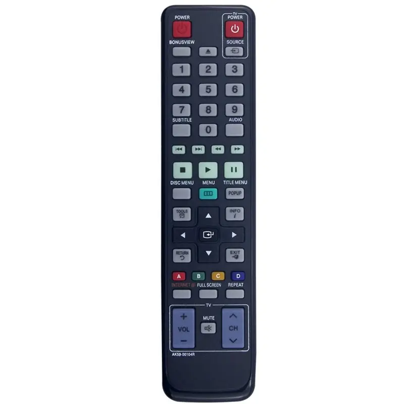B27B AK59-00104R Replace Remote For Blu-Ray DVD Player BD-C5300