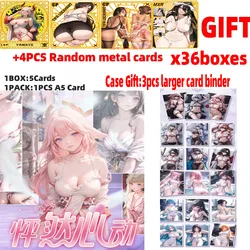 2024 all'ingrosso 36 scatole dea Story Cards batting Heart Wave1 A5 abito da sposa costume da bagno Sexy Girl Waifu Booster Box Tcg Toys