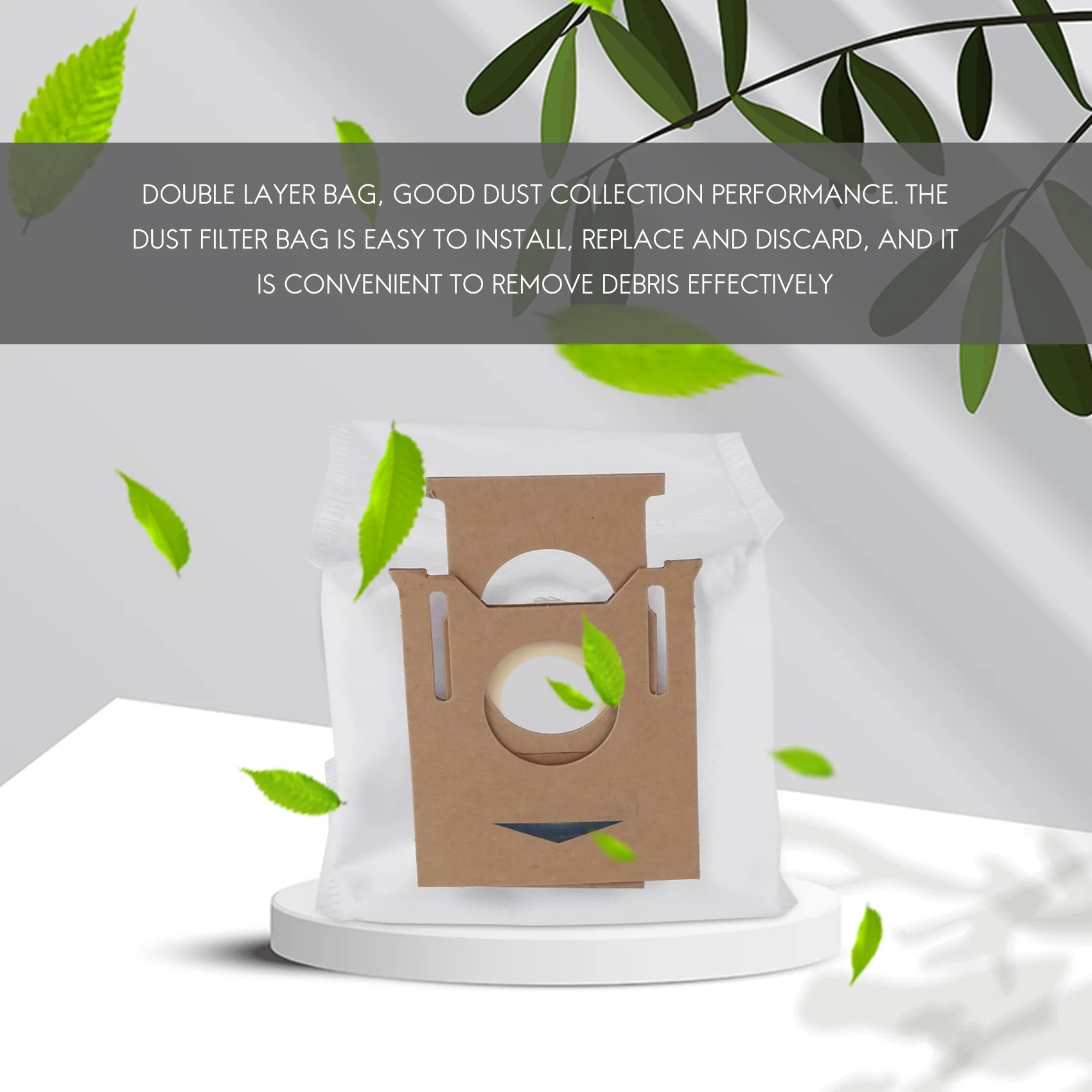 أكياس فراغ الغبار ل Ecovacs DeEBOT ، فراغ الروبوت ، OZMO T8 ، AIVI ، T8 ماكس ، T8 سلسلة ، T9 سلسلة ، N8 برو ، زائد ، N8 برو ، 2.5L ، 8 حزم ، 8 حزم