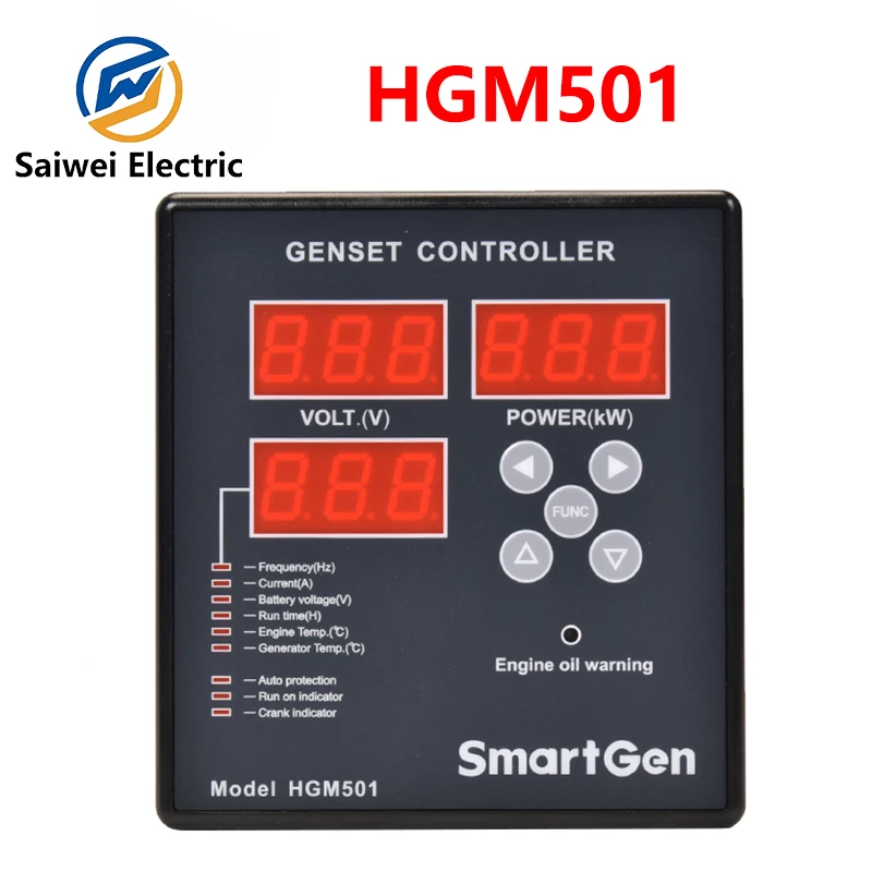 

HGM501 Gasoline Genset Single Phase Generator Auto Start Stop kipor Small Digital Controller HGM501-S03