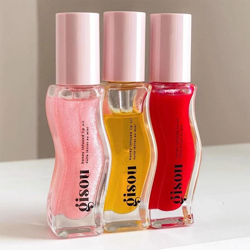 

Gisou 8ml Moisturizing Lip Balm Original Lip Oil Gloss Care of the Lips Benetitnt for Lips Plumping Exfoliating Pink Plumping