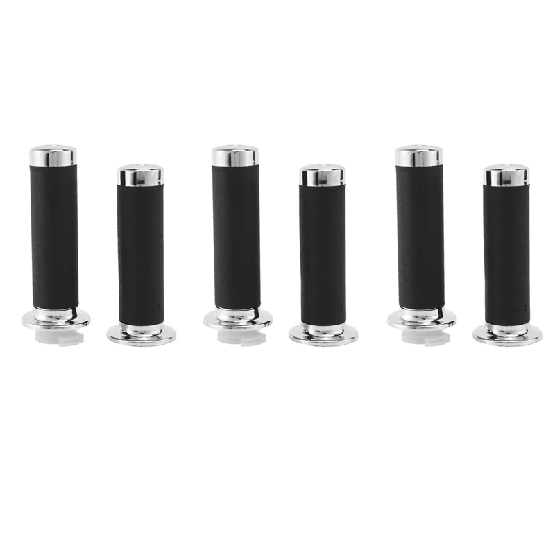 6X Motorcycle 1 Inch Hand Grip 25mm for Honda Shadow VT/XVS 400/600/750/1100/1300 Magna