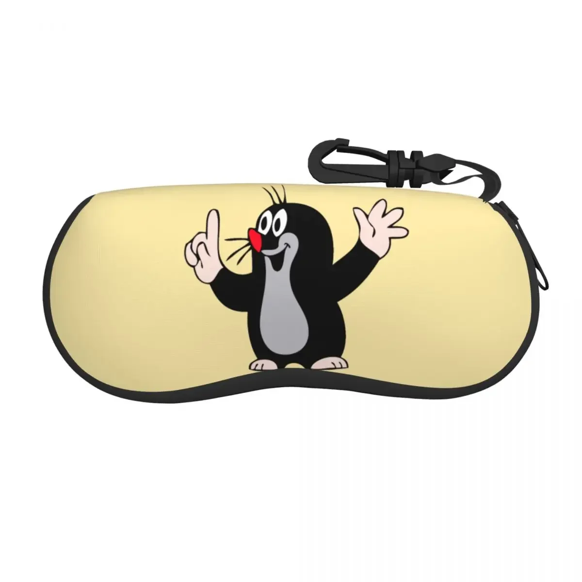 Custom Little Maulwurf Mole Pointing Shell Eyeglasses Case Women Men Cute Cartoon Anime Krtek Glasses Case Sunglasses Box Pouch