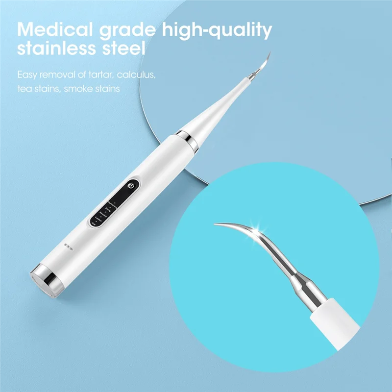 Escalador Dental ultrasónico para dientes, eliminador de cálculo Dental, sarro, placa Dental sónica eléctrica, piedra Dental negra