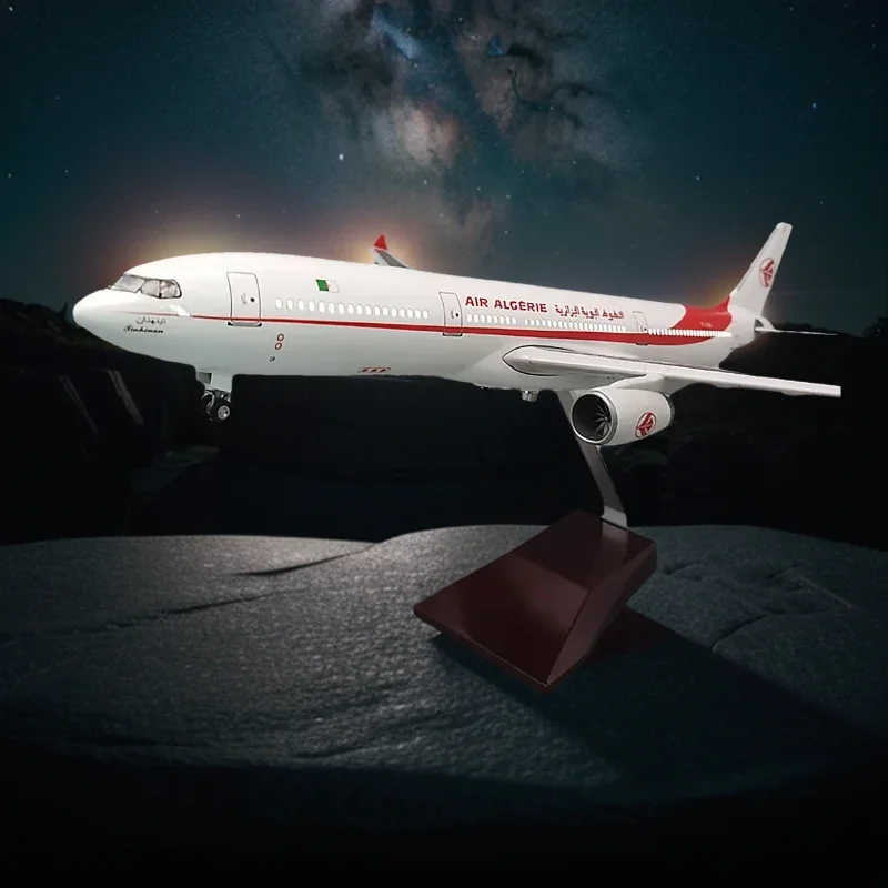 

B737-800 Algeria Airlines 1/180 Scale Plane 47cm Aviation Simulation Airplane Model With Landing Gear And Lights Collection