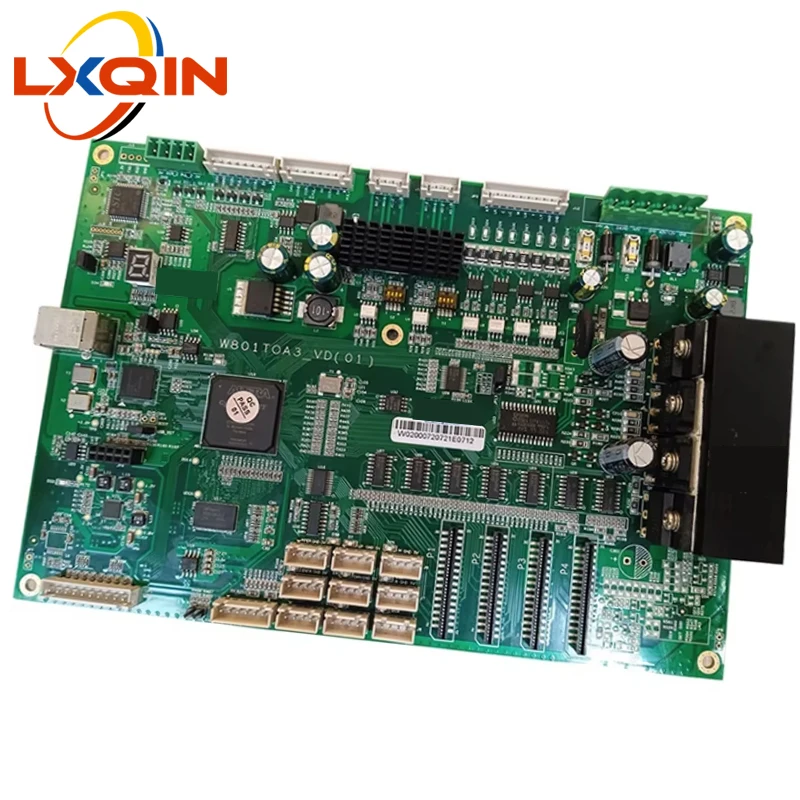 LXQIN TX800 4 Heads main board Wellprint W802TOA3_VD(01) mother board for UV flatbed printer