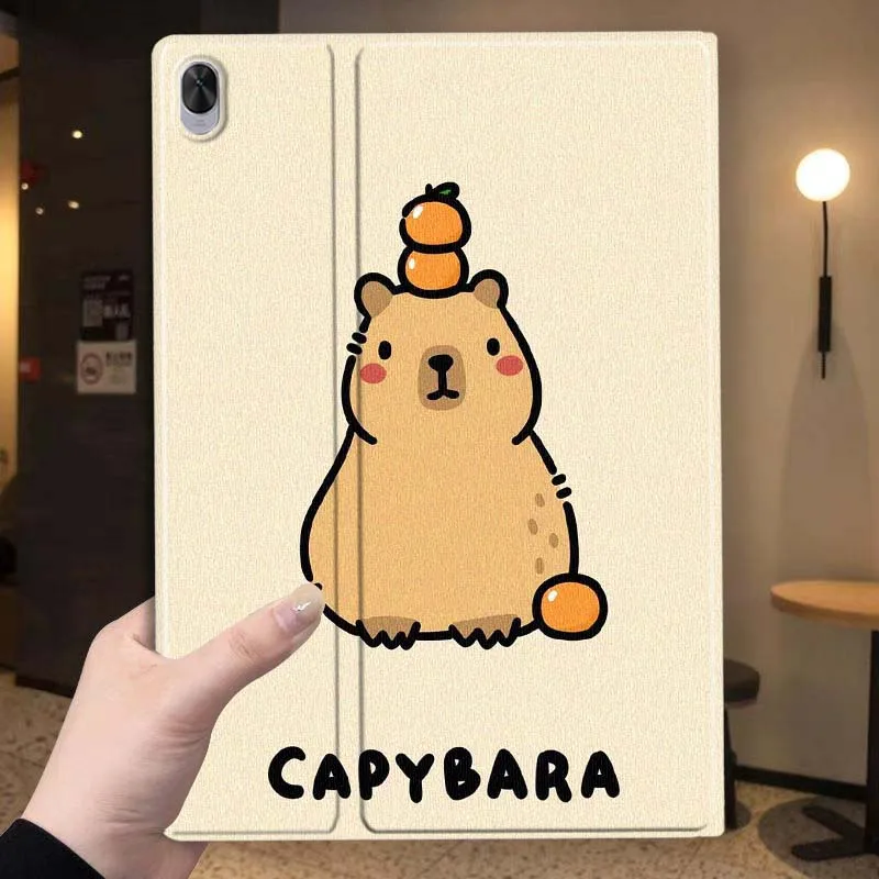 Fun Art Capybaras For Huawei MatePad Air Pro M6 M5 SE T5 Inch Tablet Case Soft