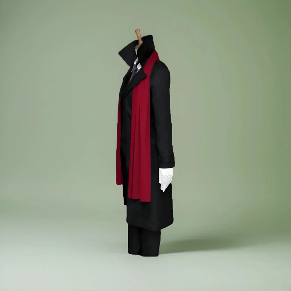 Anime Mori Ogai Cosplay Costume Cosplay Windbreaker Long Jacket Coat Suit  Wigs Halloween Costume 2025 Hot Sale