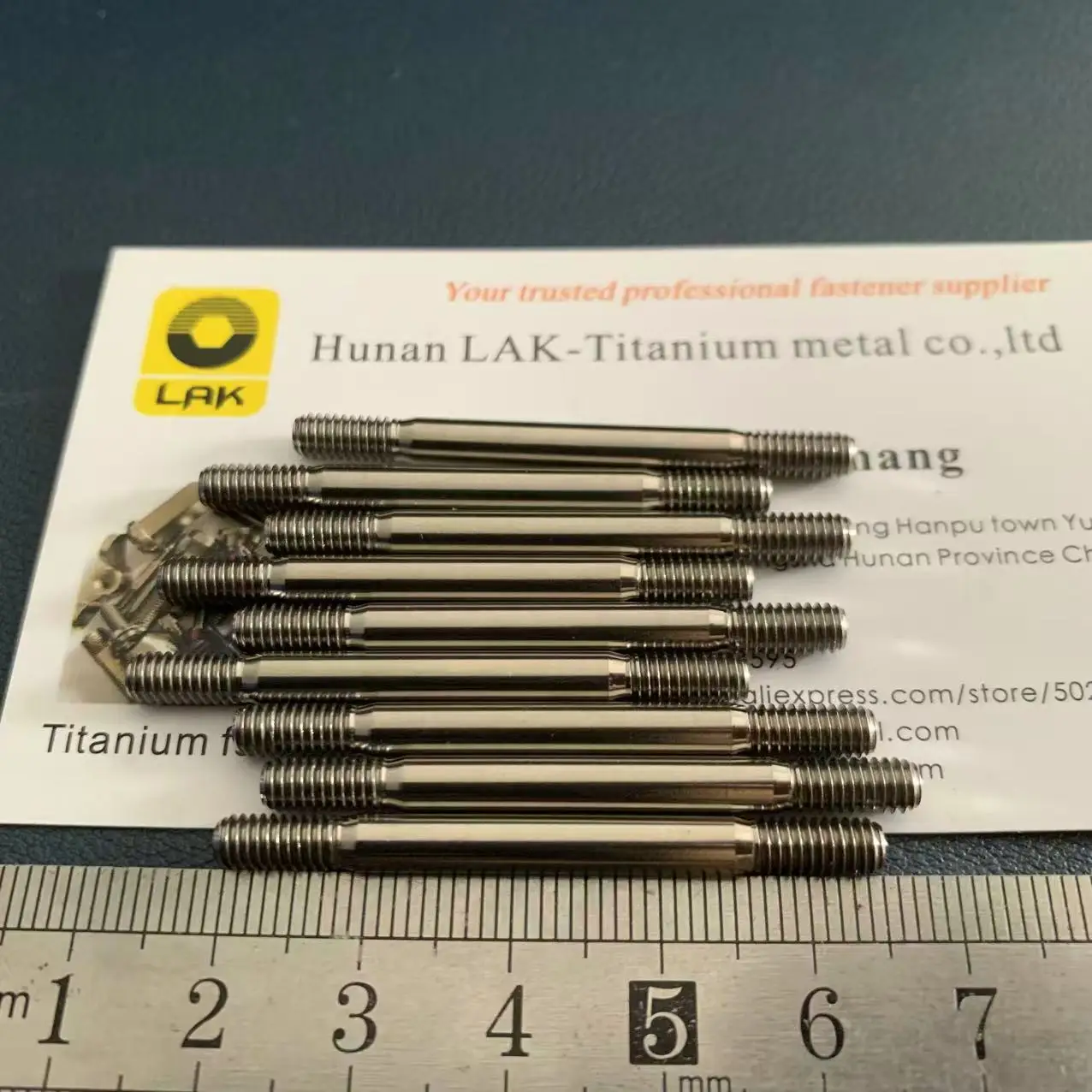 M4x9 RC برغي تيتانيوم/ربط دوار Gr5 Diameter4.0 الطول الإجمالي 50 55 67 70 140