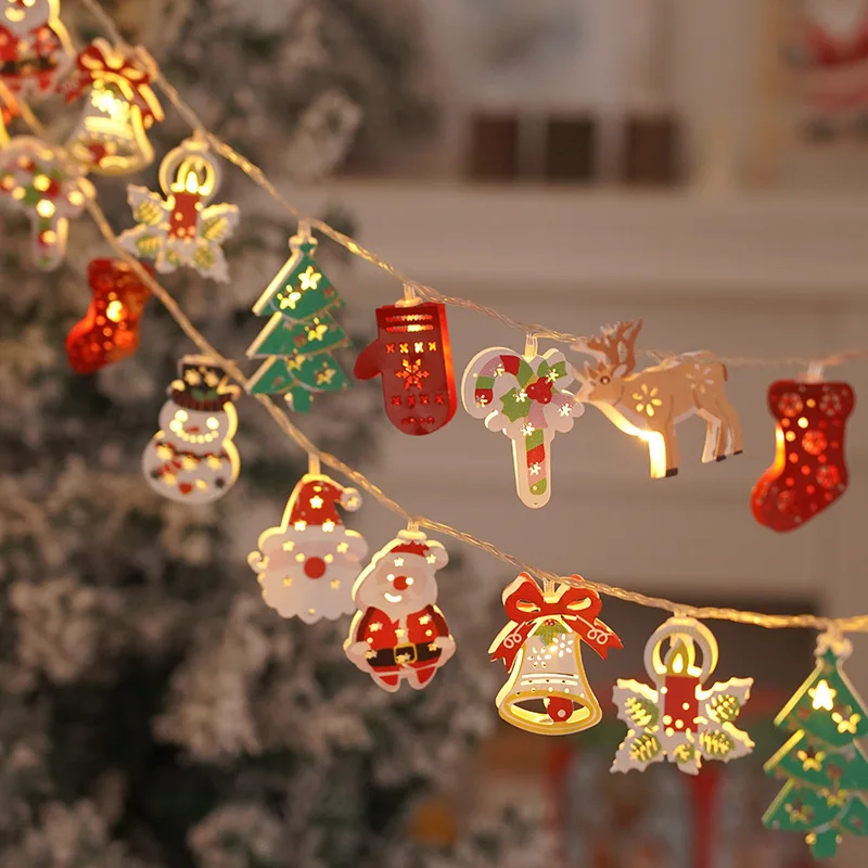 Christmas LED lights Christmas Room Decoration Fairy Christmas light String Snowman Santa Claus Xmas Tree Hanging Colorful Light