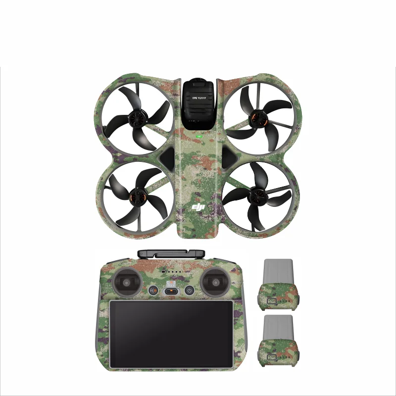 Naklejki PVC na drona DJI Avata 360, naklejki na baterię i pilot RC2, folia ochronna na AVATA360, akcesoria chroniące przed zarysowaniami. — zdjęcie produktu 3
