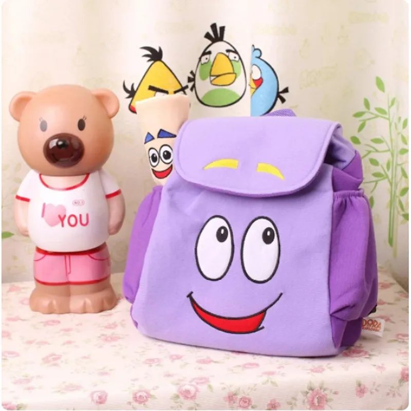 Dora Backpack Rescue Bag With Map,pre-kindergarten Toys Purple 1dora The Dora La Exploradora