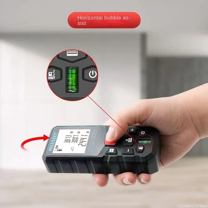 Youpin Mileseey เลเซอร์วัดระยะทาง X5ความแม่นยำสูงวัดเครื่องมือมือถือเลเซอร์เครื่องวัดเมตรไม้บรรทัด Лазерная Рулетка