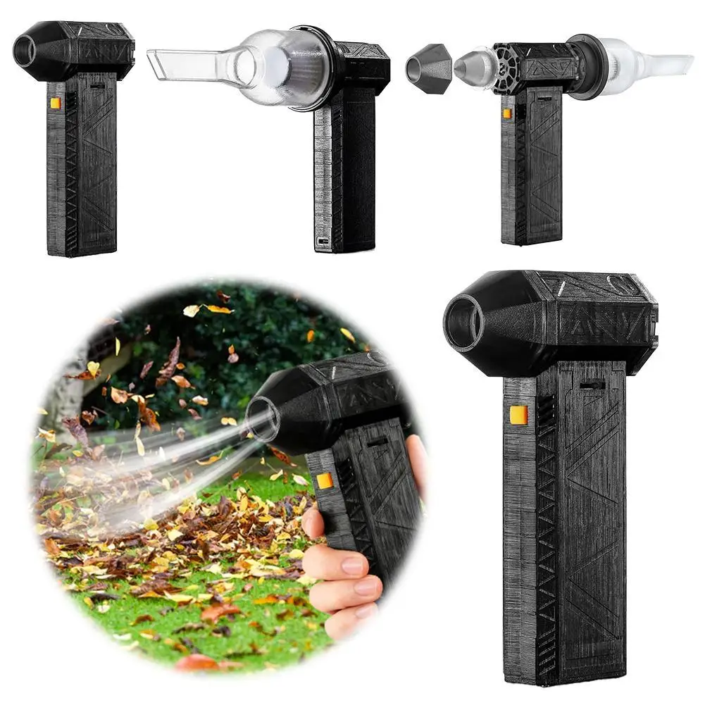 المحمولة 3-Level قابل للتعديل توربو صغير منفاخ الثلج عالية الطاقة مروحة نفاثة فرش السيارات متغير السرعة منفاخ الغبار تنظيف أداة #1