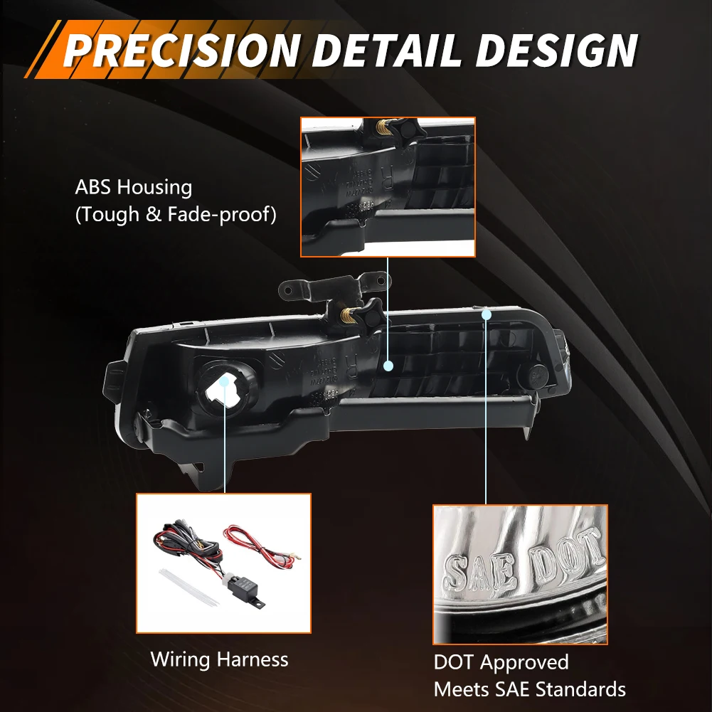 2 قطعة عدسة واضحة المصد الأمامي الضباب ضوء القيادة ضوء ث/لمبة الهالوجين ل 2006 2007 2008 2009 2010 2011 هيونداي أكسنت 922011E000