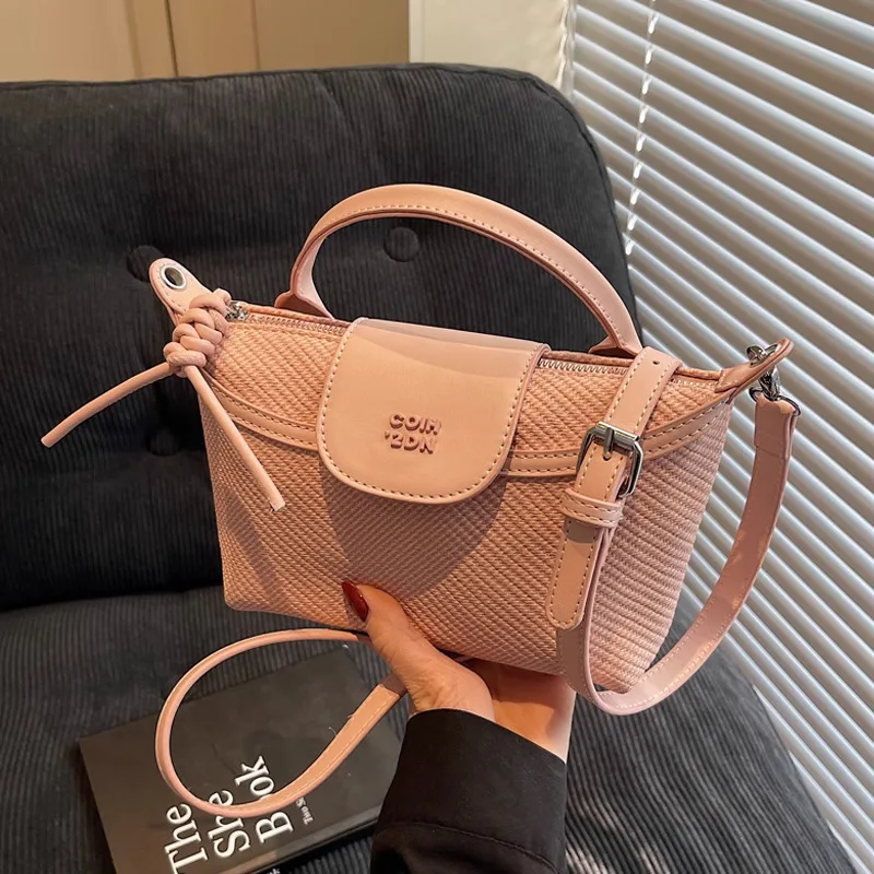 

2025 Korean Inspired Hobo Bag Crossbody Purse for Women Summer Shoulder Bag with Top Handle Minimalist Design