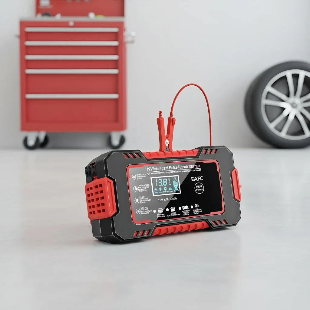 

Умное зарядное устройство для автомобильных аккумуляторов 12В 6А – импульсное восстановление для AGM/GEL/свинцово-кислотных аккумуляторов с ЖК-дисплеем для авто и мотоциклов