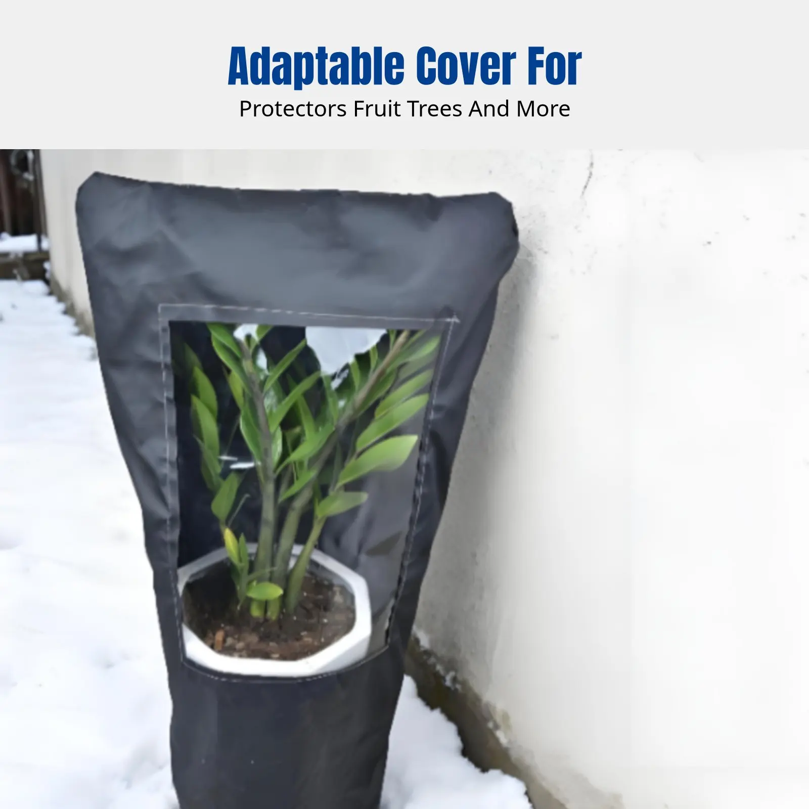 

Утолщенный чехол из оксфордской ткани с отверстием, водонепроницаемый, морозостойкий, ветрозащитный, теплоизоляционный, дышащий зимний утеплитель для сада.