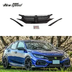 For 10th Gen Civic Front Honery Grill Mesh With Different Color Emblems Newspeed Design