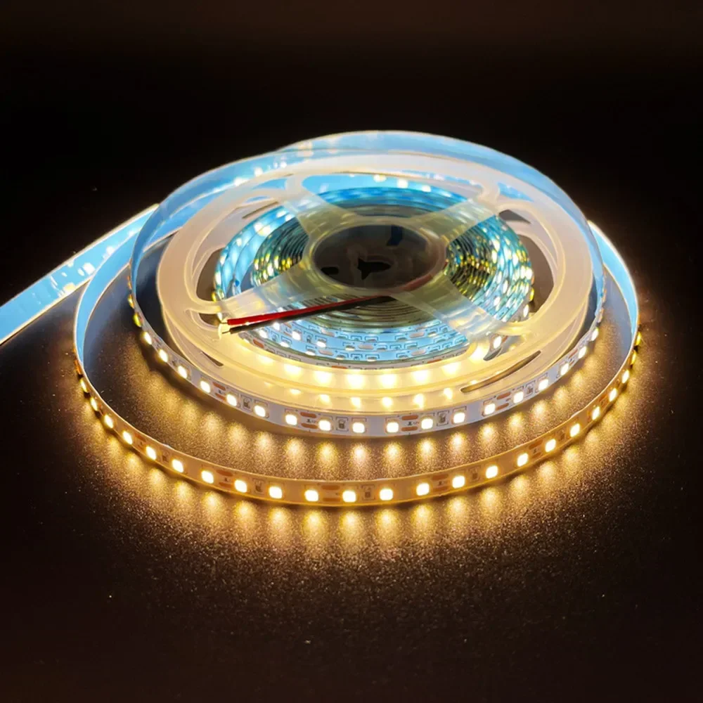 4MM 5MM  LED Strip Light 2835 SMD flexible diode tape lamp white warm white neutral 4000K 120leds/m DC12V 24V tiras led ribbon image 5