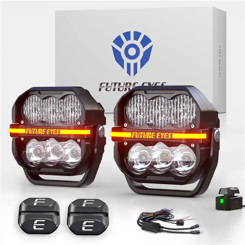 

Future Eyes C6 Popular High Lightness LED Truck Light White or Yellow Led Lights for Truck