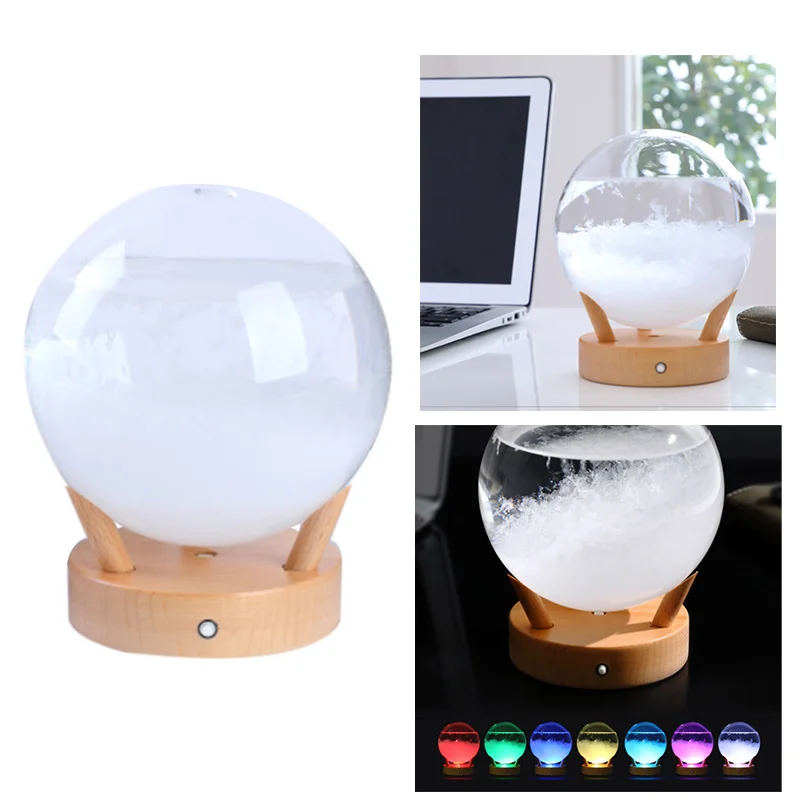 

Storm Glass Crystal Weather Forecast Drop Liquid Night Light Lighting Ornaments Home Decoration Accessories