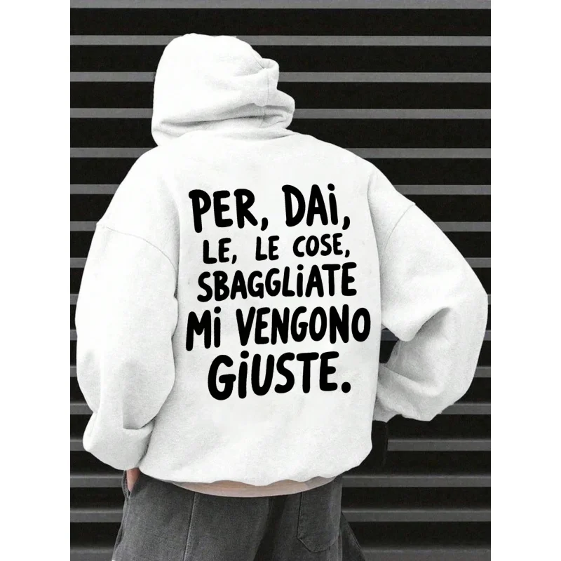 Men's Hoodie White … - image