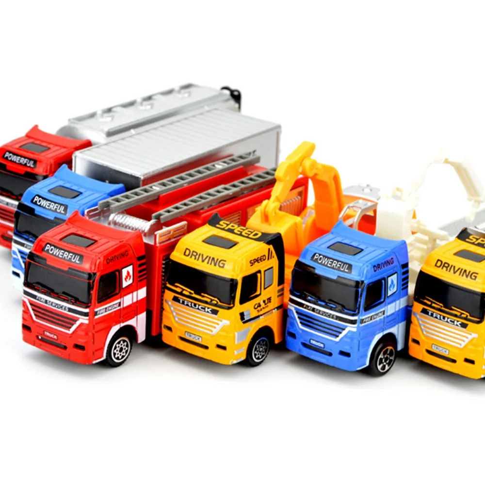 New 1:64 Fire Truck Multistyles Alloy Simulation Firefighting Diecast Fire Ladder Engineering Car