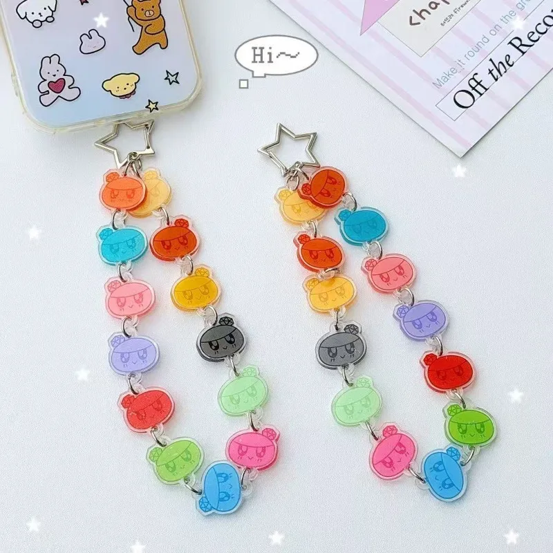 New Kpop Korean Group 17 Colorful Custom Keychain Long Acrylic Key Chain Car Bag Phone Charm Pendant Gift