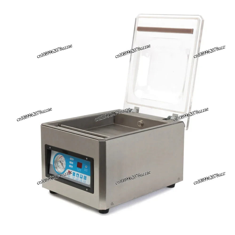 DZ260 سطح المكتب شبه التلقائي صغير غرفة واحدة الحبوب التواريخ الفاصوليا كيس فراغ ختم آلة التعبئة