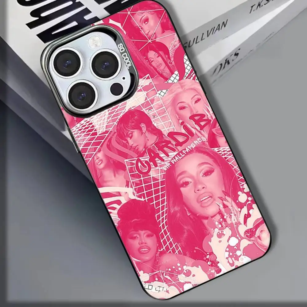 C-Cardi B Am I The D-Drama iPhoneケース iPhone 16,15,14,13,12,11,8,7,Pro,Max,Plus,Mini,XS,SE対応 耐衝撃マットカバー