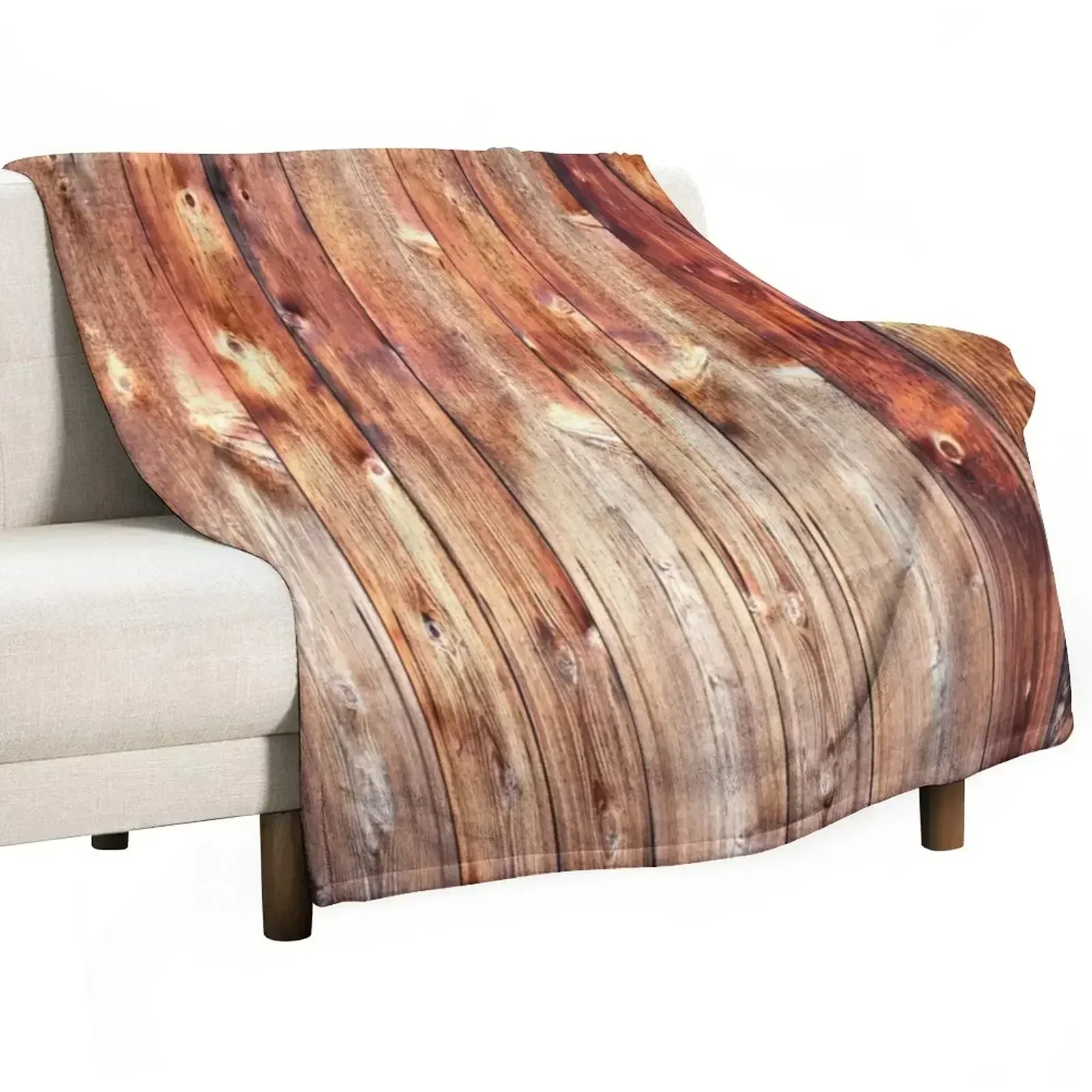 

rustic grunge western country red barn wood Throw Blanket Cozy Light Blanket for Travel Camping Picnic