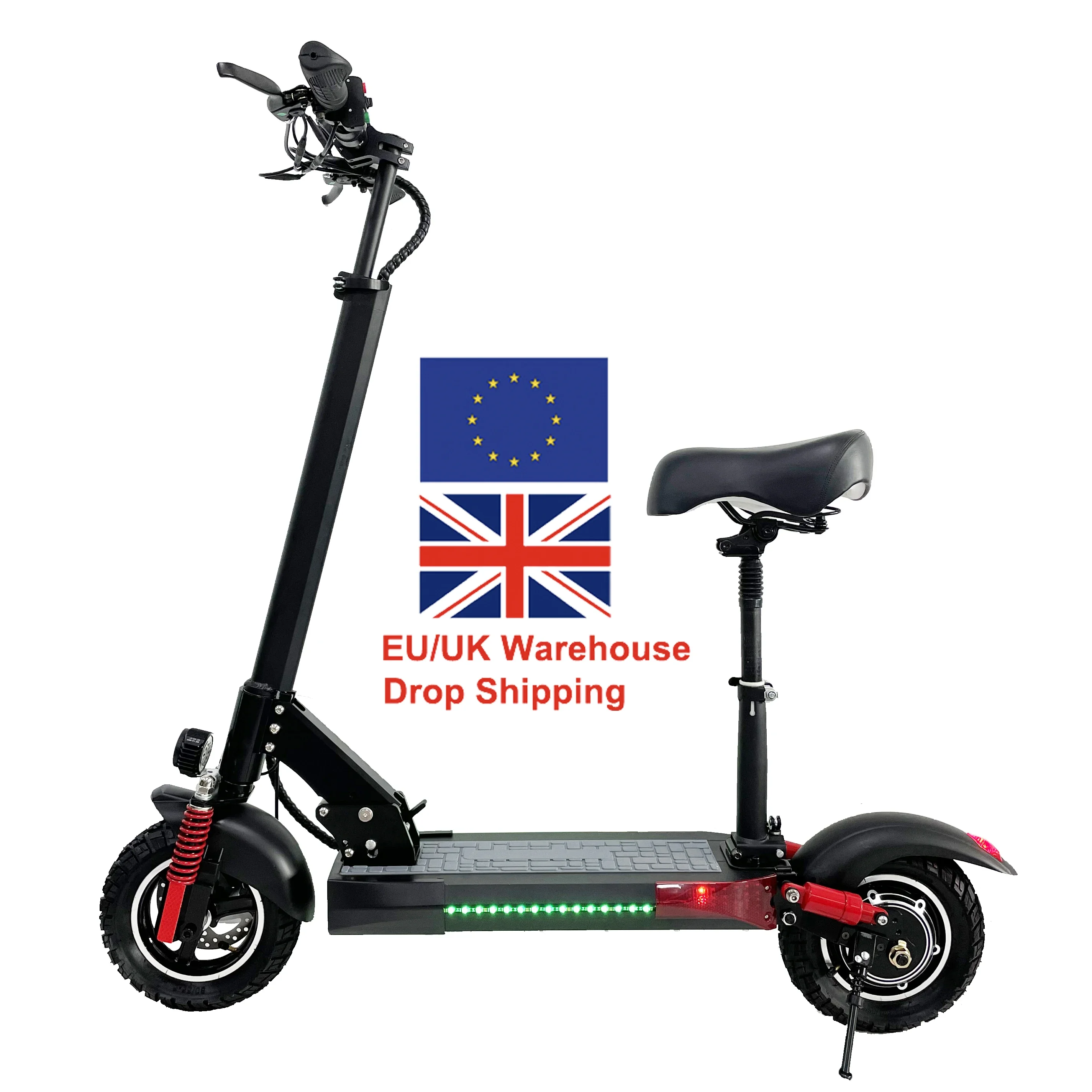 OEM Europe Warehouse Scooter Electric 80km Long Range Wide Wheels 1000W 500W Fat Tyre Enclosed Electric Scooter for Adults