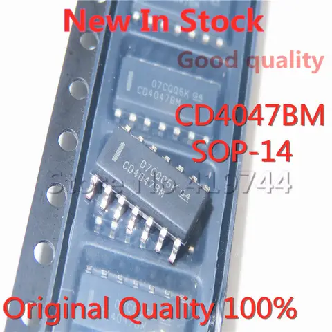 10PCS/LOT CD4047BM CD4047 SOP-14 SMD logic/multi-frequency oscillator In Stock NEW original IC