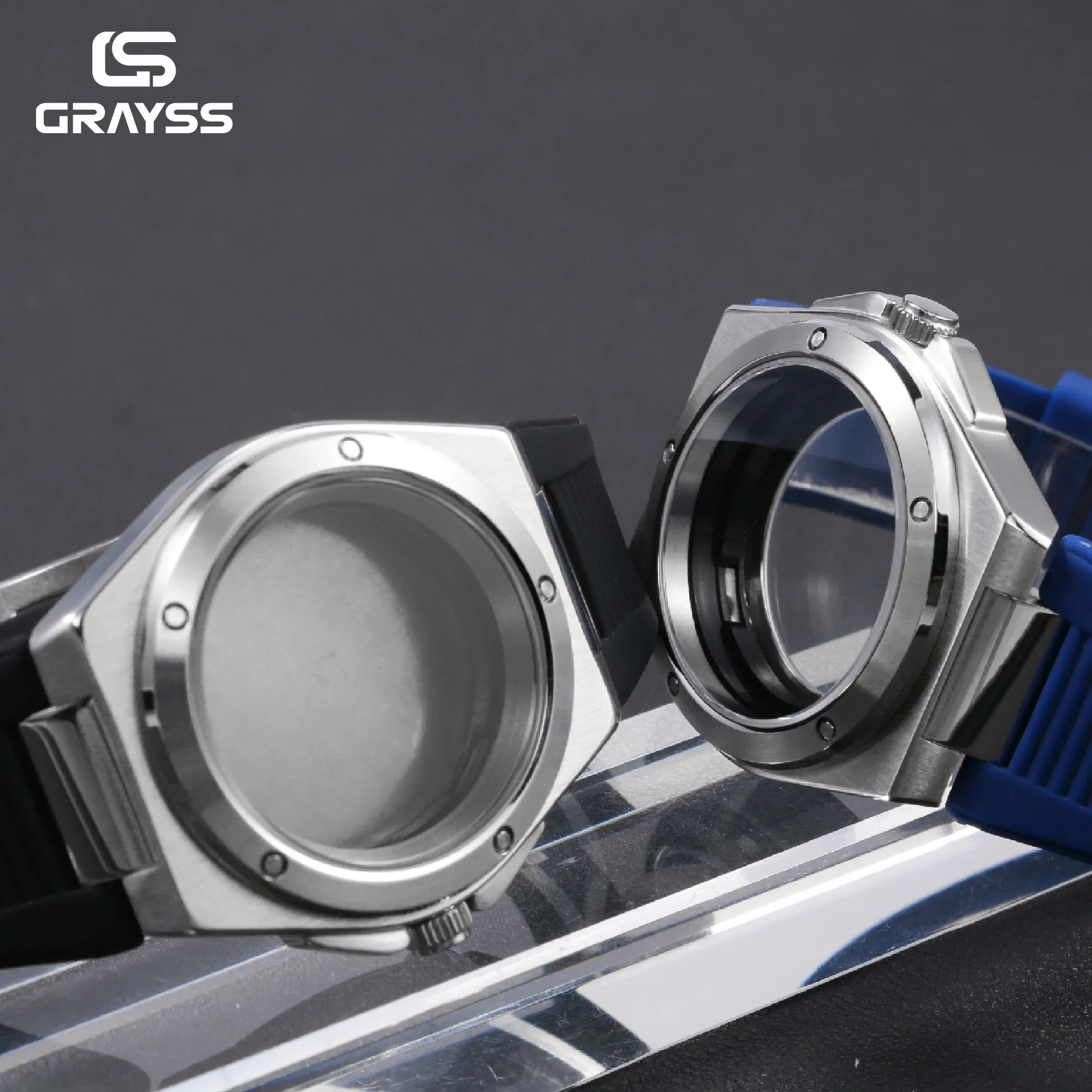 New 40mm watch case designed for engineers 28.5mm/31mm Dial stainless steel Rubber Watch Strap NH35/PT5000/MIYOTA/ETA Movement