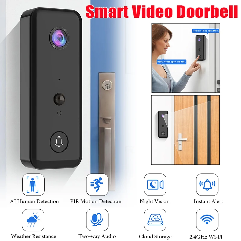 wireless-smart-doorbell-camera-with-2-way-intercom-pir-motion-detection-infrared-night-vision-cloud-storage-ai-recognition-bell