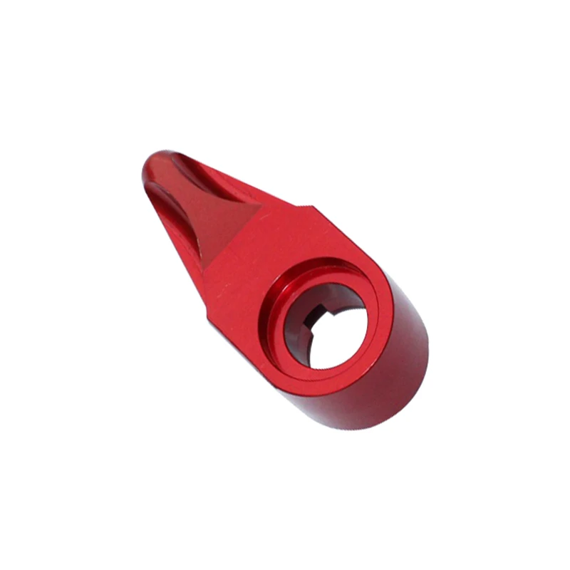 Peças de fixação médica não padrão de alumínio com usinagem CNC personalizada com impressão a laser