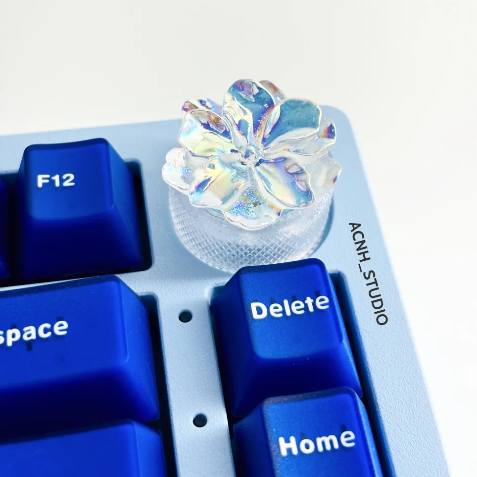 

Petal Keyboard Knob Resin Custom Original for Hi75/Hi75C/K81 Artisan Point Knob Mechanical Keyboard Laser Style Accessories Gift