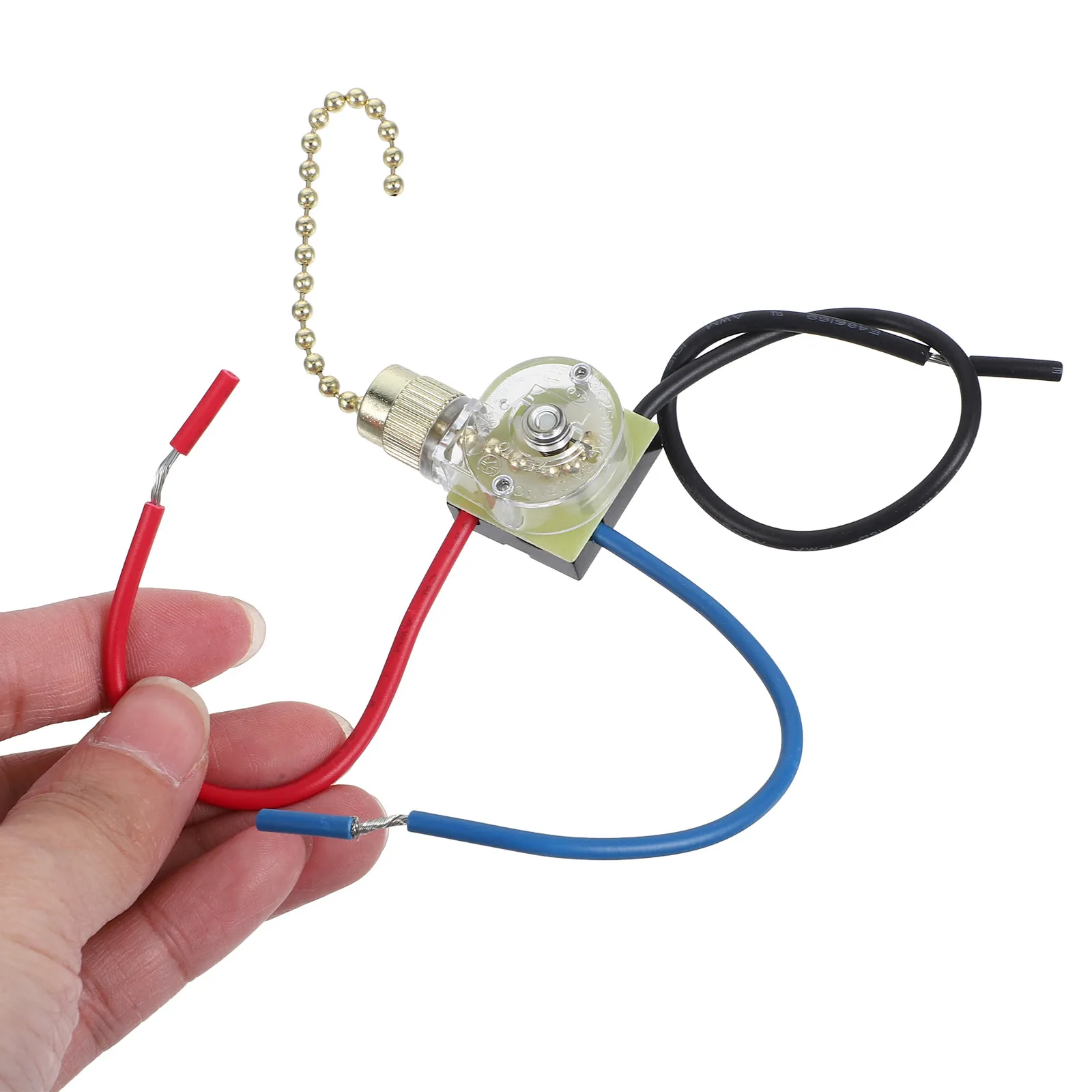 Pull Chain Light Fixture Switch for Ceiling Fan Lamp Wall Floor Table Bedside Lamp Heavy Duty Reliable Operation Modern