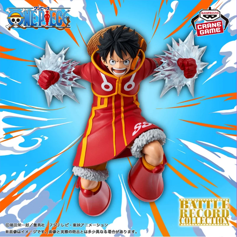 Genuino Bandai Banpresto One Piece BRC Egghead Monkey D. Rufy Moment of Battle Anime Action Figure Giocattoli di modello Regalo per il compleanno