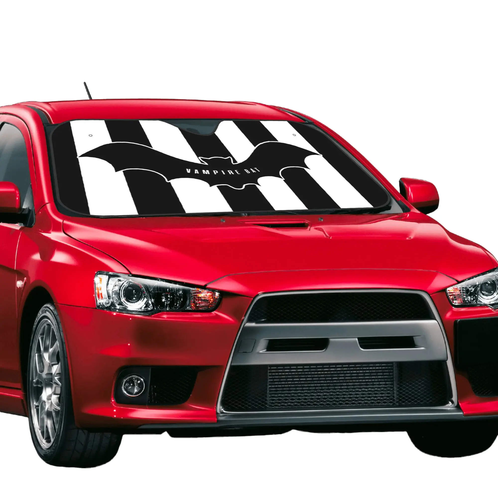 Car Front Windshield Sun Visor Vampire Bats UV Protection Car Sun Shade Halloween Goth Occult Witch Covers Car Solar Protection